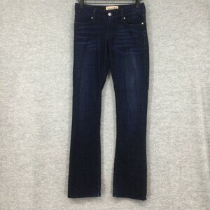 Dylan George Jeans 25 Sandra Baby Boot Cut Dark Wash Lightweight Stretch